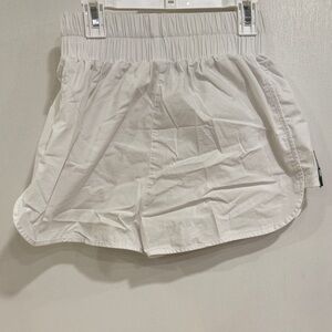Daily Drills High Waist Women Shorts - White